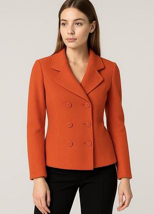 Жіночий жакет красивого коралово-помаранчевого кольору