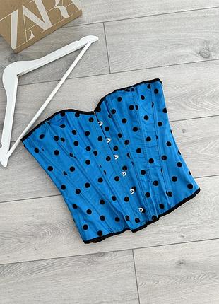 Корсет в горох косплей в готичному стилі аніме