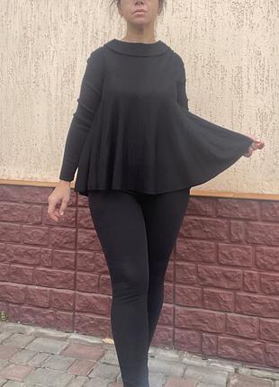 Cos 100% вовна жіночий розклешоний светр розмір s-m