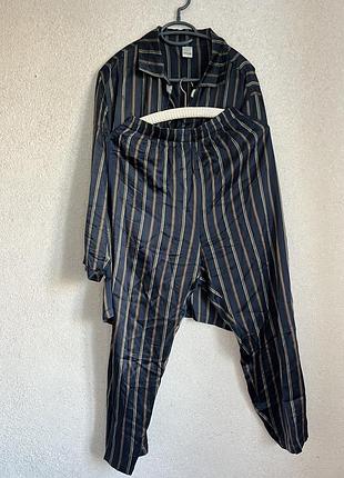 Шовкова піжама сорочка штани calida