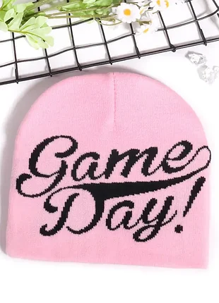 Мужская / женская / унисекс зимняя шапка y2k game day