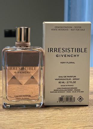 Парфумована вода для жінок givenchy irresistible very floral 80 ml, тестер
