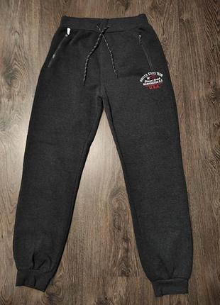 Теплые, портящие, штаны с начесом для мальчика 14-15 г