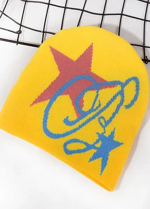 Мужская / женская / унисекс зимняя шапка y2k