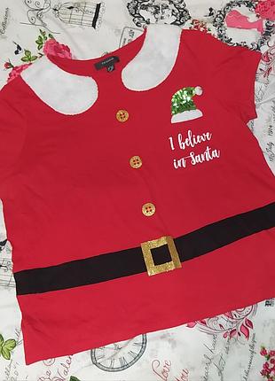 Новогодняя футболка, размер м-l