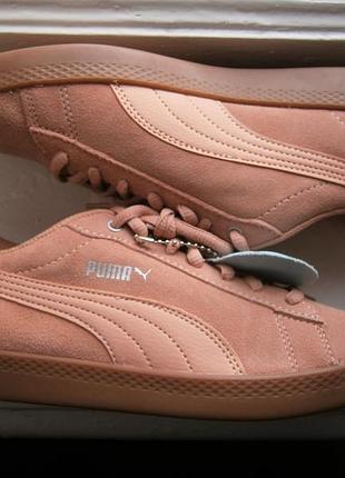 Кеды puma smash wns v2 sd 365313 10 dusty coral оригинал натуральная замша новые