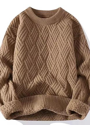Светр вʼязаний теплий с м