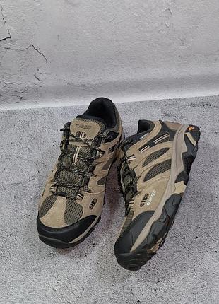 Кроссовки hi-tec ravus waterproof треккинговые водонепроницаемые ботинки замшевые gore-tex