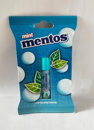 Блиск для губ mentos lip balm mint 3,8 мл.
