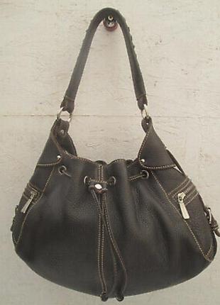 Оригинал. шикарная кожаная сумка kesslord