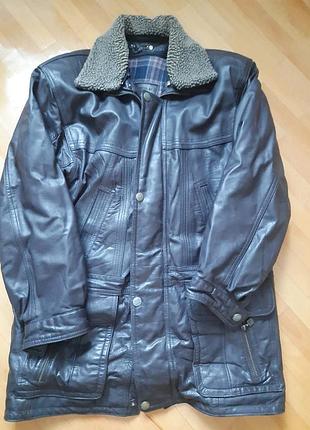 Мужская куртка кожаная
