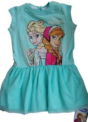 Платье frozen ельза анана, в год, два года, полтора, новое, красивое, трикотажное