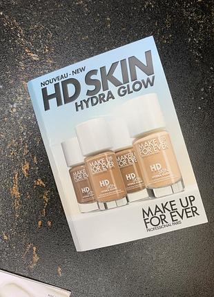 Тестер тонального make up for ever hd skin hydra glow