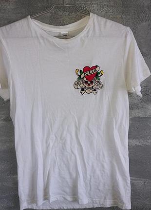 Ed hardy футболка с черепом y2k