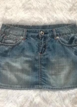 Джинсовая юбка pimkie jeans s-m.