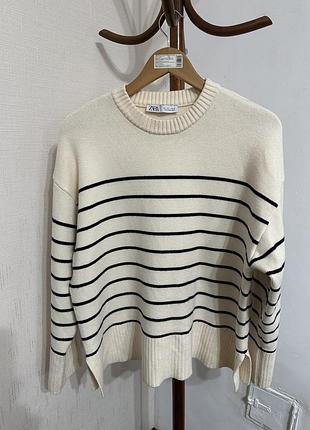 Светр  жіночий у смужку zara