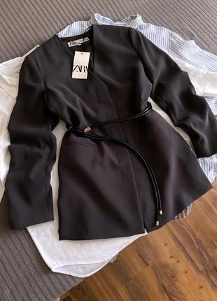 Піджак жакет зара з поясом пояском новий з біркою