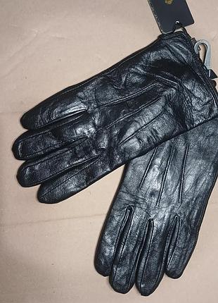 Утепленные перчатки кожаные мужские 8,5; 9; 10;