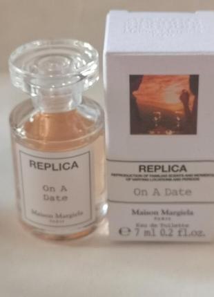 Maison margiela replica on a date туалетная вода унисекс 7 мл