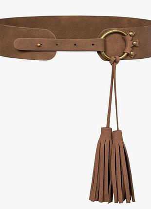 Шкіряний ремінь пояс ремень бохо, етно рок m/l