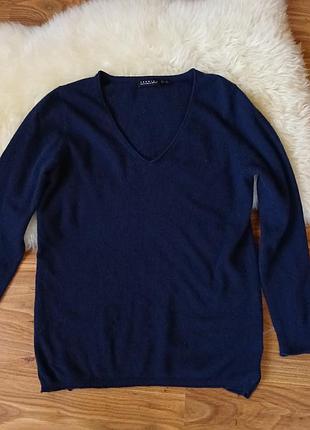 Джемпер 100% кашемира темно-синий esmara