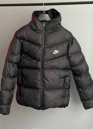 Зимова куртка пуховик nike storm-fit black