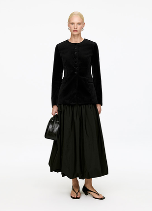 Бархатный пиджак arket 1306051001