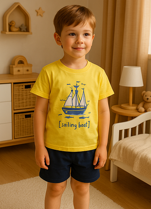 Летняя пижама на мальчика р.98-104