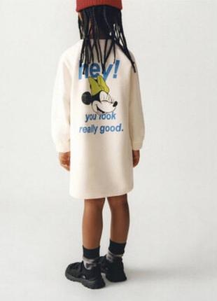 Сукня світшот zara для дівчинки 3-4 роки