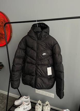 Зимова куртка пуховик nike storm-fit black