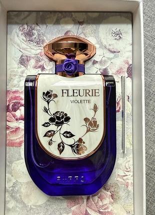 🌸 fleurie violette — аромат нежности и утончённости  изысканные духи с лёгкими цветочными нотами, в которых сочетаются фиалка, жасмин и белый мускус