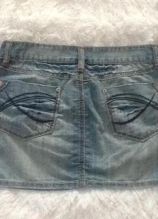 Джинсовая юбка pimkie jeans s-m.2 фото