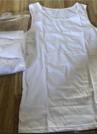 Новые майки мальчик белые george поштучно  нові майки хлопчик білі