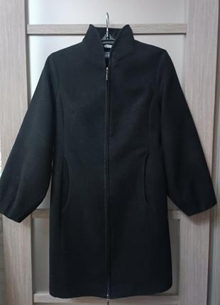 Пальто кашемир интересный фасон широкие рукава снуд хомут
