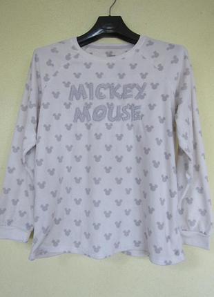 Пижамная домашняя велюровая женская кофта реглан от disney