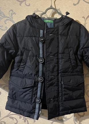 Куртка зимова пухова (натуральний пух) для хлопчика 92 р.