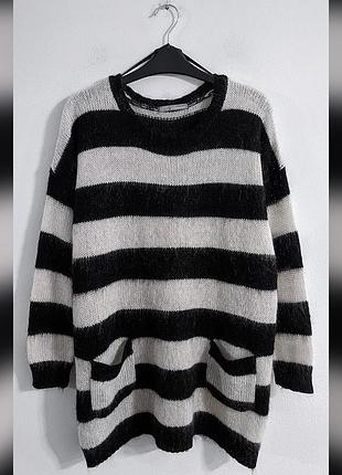 Светр з мохером подовжений marks and spencer mands