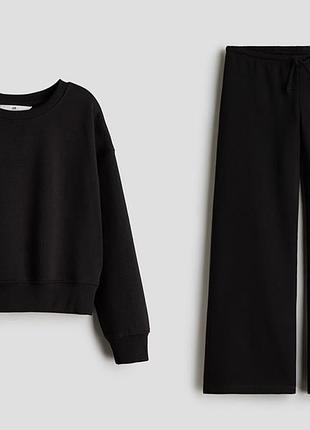 Костюм спортивный комплект кофта свитшот штаны для девочки h&amp;m оригинал