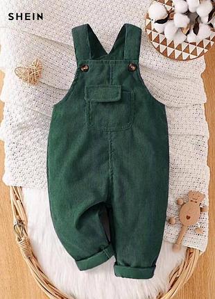 Повседневные брюки-комбинезон с карманом shein 12-18 мес / 80-86 см