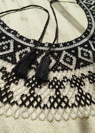 Силянка традиційна чорна біла 3