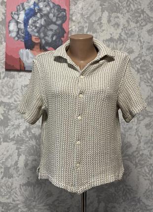 Рубашка вʼязана zara