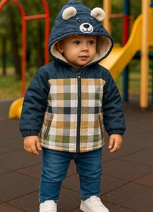 Курточка на хутрі демі 24 міс