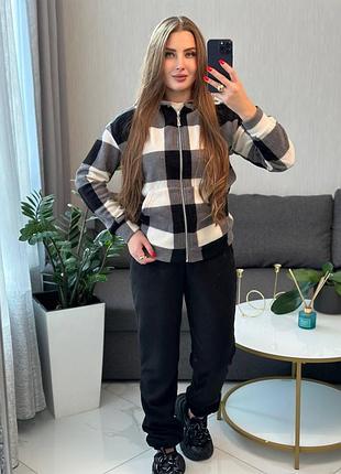 Очень теплый костюм флисовый костюм флис полар спортивный костюм на флисе костюм на зиму костюм на молнии стильный костюм очень теплый polar хит