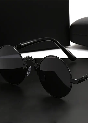 Стильные круглые очки для мужчин и женщин с поляризацией