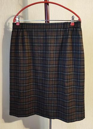 Классическая шерстяная юбка delmod international