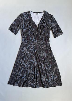 Різнокольорова абстрактна сукня brora з віскози