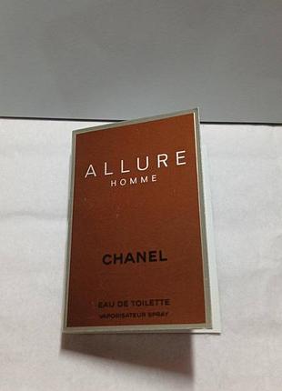 Пробник chanel allure homme eau de toilette