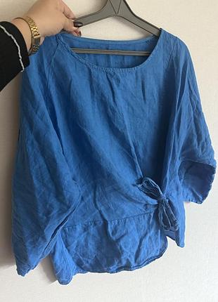 Льняна блуза , ідеал , л/хл