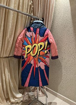 Женский пуховик elina kim “pop!” оригинал. украинский дизайнерский бренд.