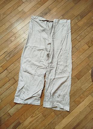Льняные брюки